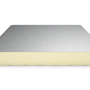 Sandwichplatte Wand PIR 100 mm | Profilierung Außen Microrib