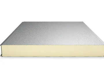 Sandwichplatte Wand PIR 100 mm | Profilierung Außen Microrib